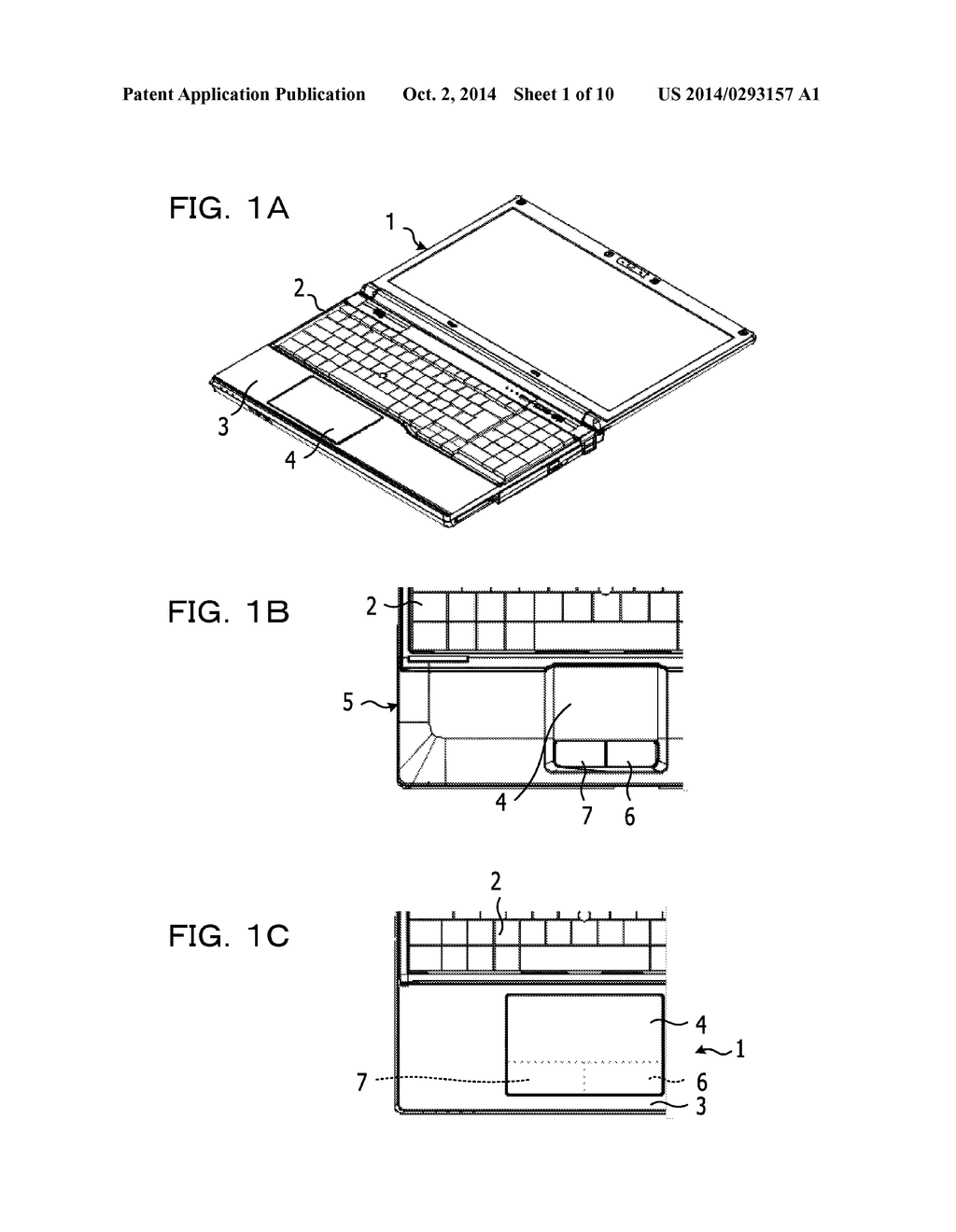 INPUT APPARATUS, ELECTRONIC APPARATUS AND TOUCH PAD - diagram, schematic, and image 02