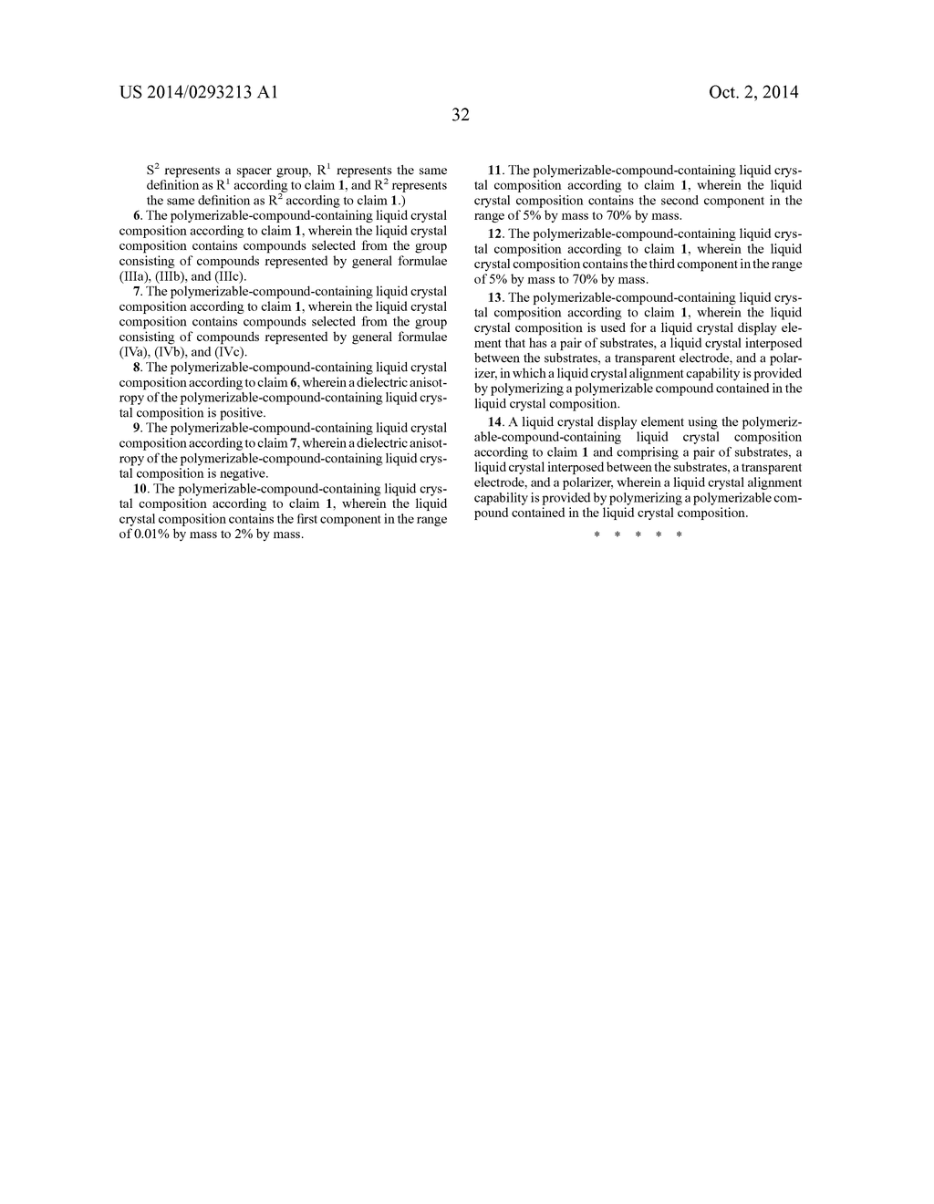 LIQUID CRYSTAL COMPOSITION CONTAINING POLYMERIZABLE COMPOUND AND LIQUID     CRYSTAL DISPLAY ELEMENT USING SAME - diagram, schematic, and image 33