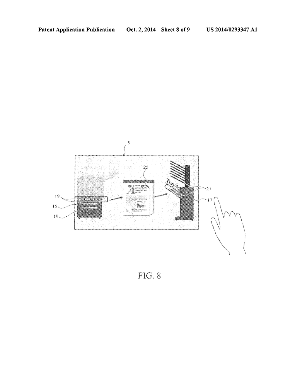 DISPLAY OPERATION DEVICE, NON-TRANSITORY COMPUTER-READABLE RECORDING     MEDIUM STORING DISPLAY OPERATION PROGRAM, AND DISPLAY OPERATION METHOD     AND IMAGE FORMING APPARATUS - diagram, schematic, and image 09