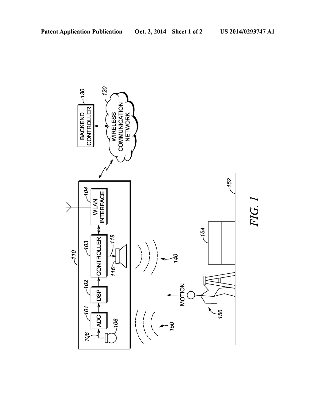 MEASUREMENT OF REFLECTED ULTRASOUND SIGNAL FOR ULTRASONIC EMITTER GATING     CONTROL - diagram, schematic, and image 02