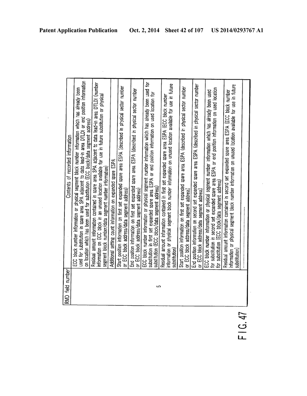 WRITE-ONCE TYPE INFORMATION STORAGE MEDIUM (DISK STRUCTURE OF RECORDING     TYPE INFORMATION STORAGE MEDIUM HAVING STRUCTURE IN WHICH RECORDING LAYER     FORMED ON TRANSPARENT SUSBSTRATE IS DEFINED AS INSIDE), AND INFORMATION     REPRODUCING METHOD OR INFORMATION RECORDING METHOD AS WELL AS STORAGE     MEDIUM MANUFACTURING - diagram, schematic, and image 43