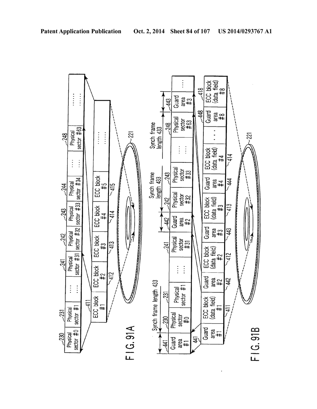 WRITE-ONCE TYPE INFORMATION STORAGE MEDIUM (DISK STRUCTURE OF RECORDING     TYPE INFORMATION STORAGE MEDIUM HAVING STRUCTURE IN WHICH RECORDING LAYER     FORMED ON TRANSPARENT SUSBSTRATE IS DEFINED AS INSIDE), AND INFORMATION     REPRODUCING METHOD OR INFORMATION RECORDING METHOD AS WELL AS STORAGE     MEDIUM MANUFACTURING - diagram, schematic, and image 85