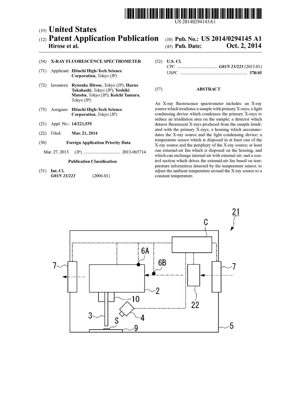 X-Ray Fluorescence Spectrometer - diagram, schematic, and image 01