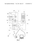 Headset Base With Holder For Mobile Communication Device diagram and image