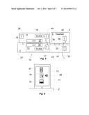 Headset Base With Holder For Mobile Communication Device diagram and image