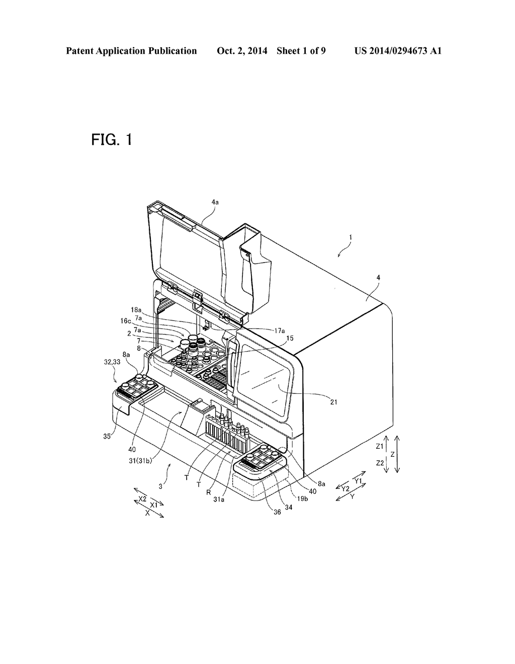 SAMPLE ANALYZER, TRANSPORTING APPARATUS, AND LID PLACING TRAY - diagram, schematic, and image 02