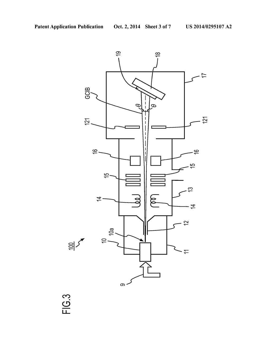 METHOD OF SMOOTHING SOLID SURFACE WITH GAS CLUSTER ION BEAM AND SOLID     SURFACE SMOOTHING APPARATUS - diagram, schematic, and image 04