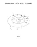 Combination Golf Stroke Counter and Ball Marker diagram and image