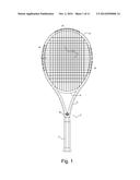 System and Method for a Game Racquet Including an Actuator diagram and image