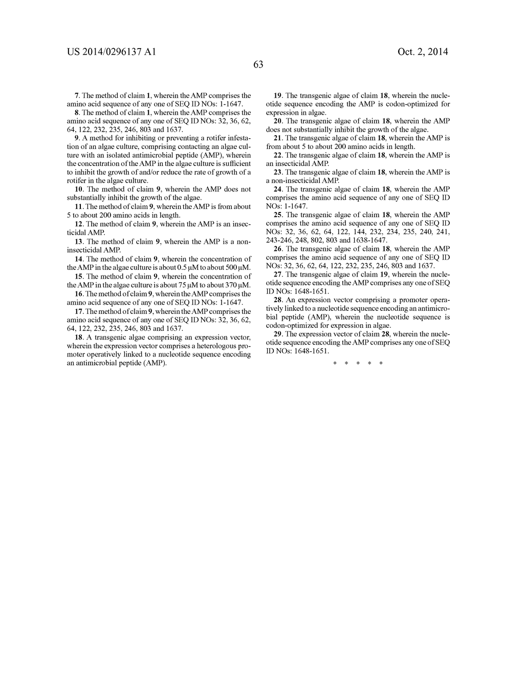 METHODS AND COMPOSITIONS FOR CONTROLLING ROTIFERS - diagram, schematic, and image 66