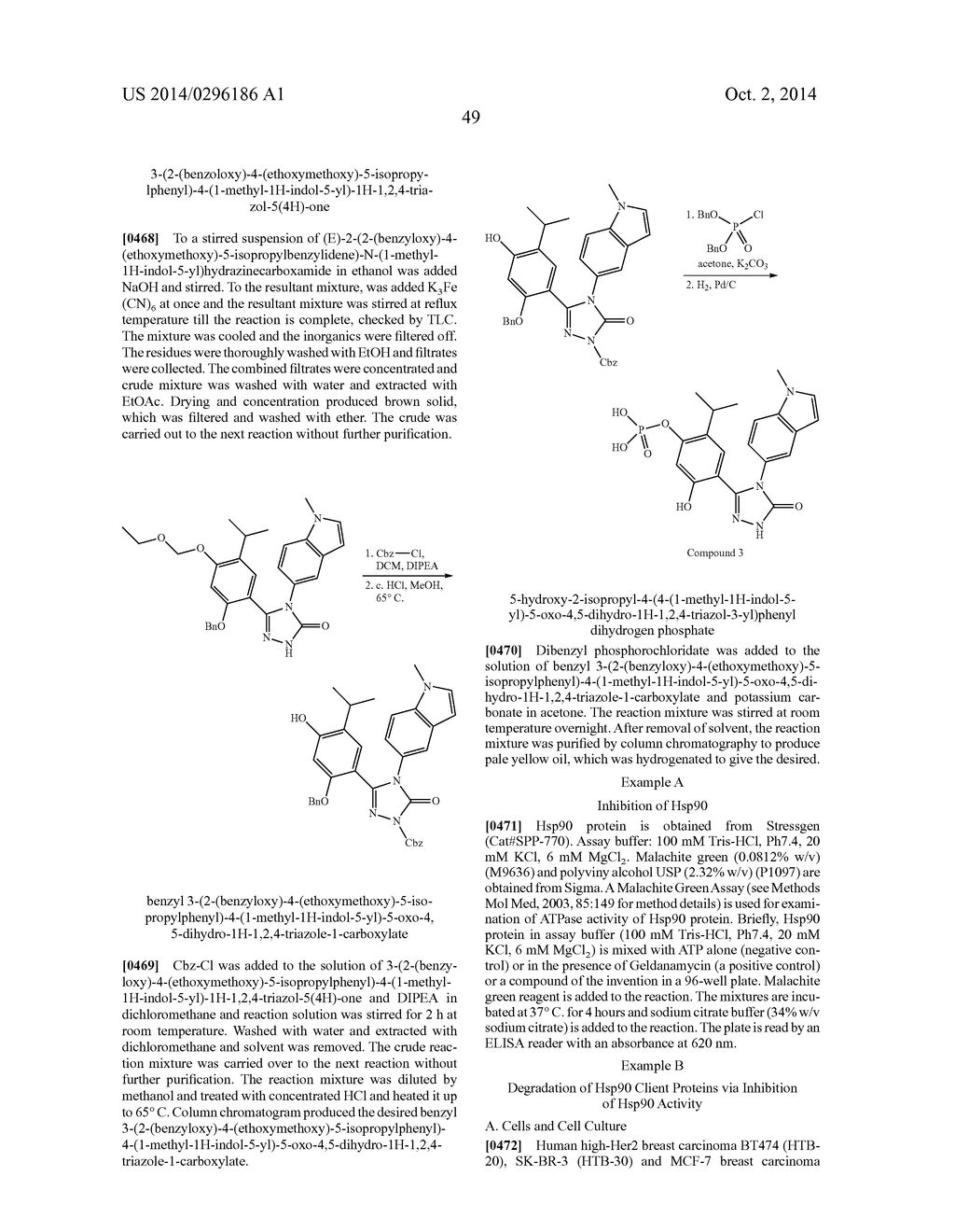 TRIAZOLE COMPOUNDS THAT MODULATE HSP90 ACTIVITY - diagram, schematic, and image 52