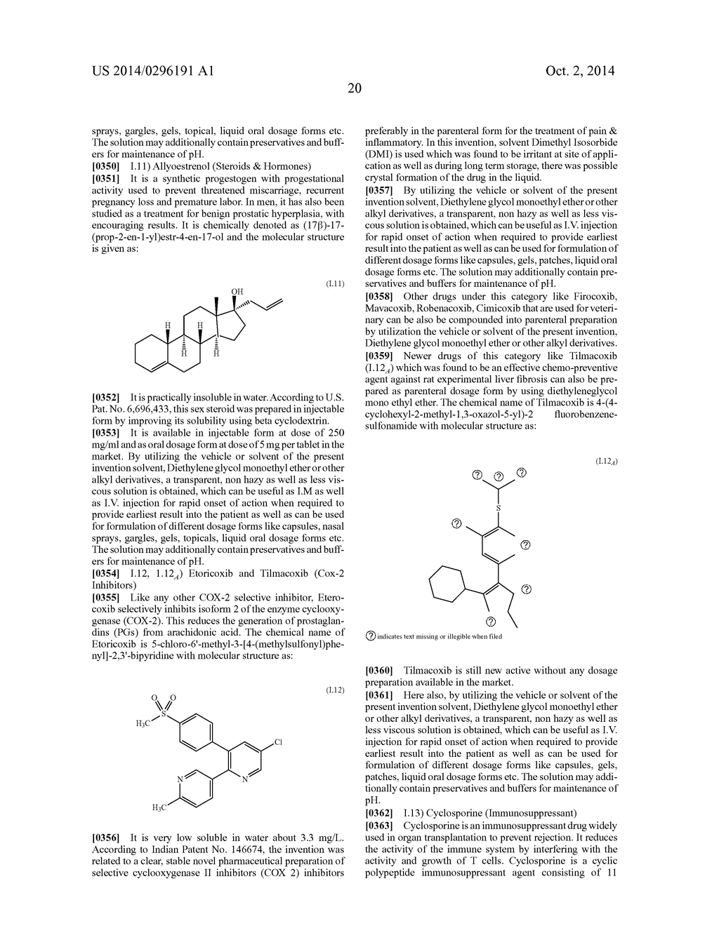 COMPOSITIONS OF PHARMACEUTICAL ACTIVES CONTAINING DIETHYLENE GLYCOL     MONOETHYL ETHER OR OTHER ALKYL DERIVATIVES - diagram, schematic, and image 22