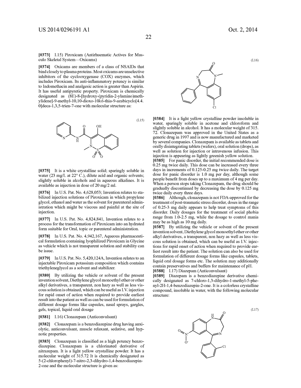 COMPOSITIONS OF PHARMACEUTICAL ACTIVES CONTAINING DIETHYLENE GLYCOL     MONOETHYL ETHER OR OTHER ALKYL DERIVATIVES - diagram, schematic, and image 24