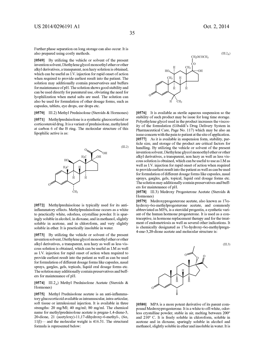 COMPOSITIONS OF PHARMACEUTICAL ACTIVES CONTAINING DIETHYLENE GLYCOL     MONOETHYL ETHER OR OTHER ALKYL DERIVATIVES - diagram, schematic, and image 37