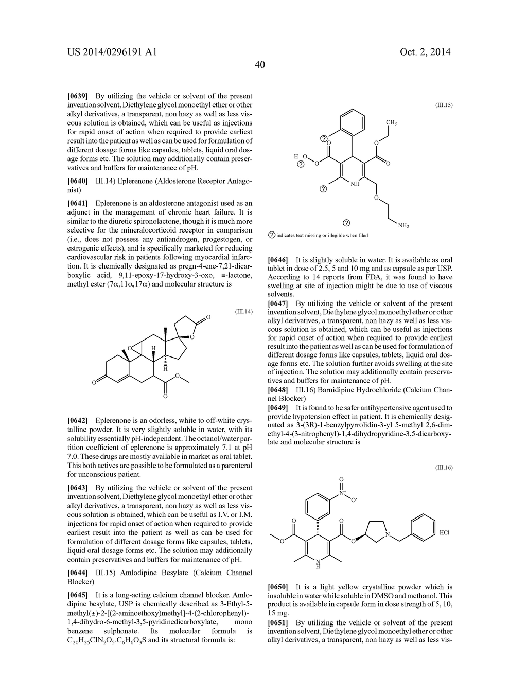 COMPOSITIONS OF PHARMACEUTICAL ACTIVES CONTAINING DIETHYLENE GLYCOL     MONOETHYL ETHER OR OTHER ALKYL DERIVATIVES - diagram, schematic, and image 42