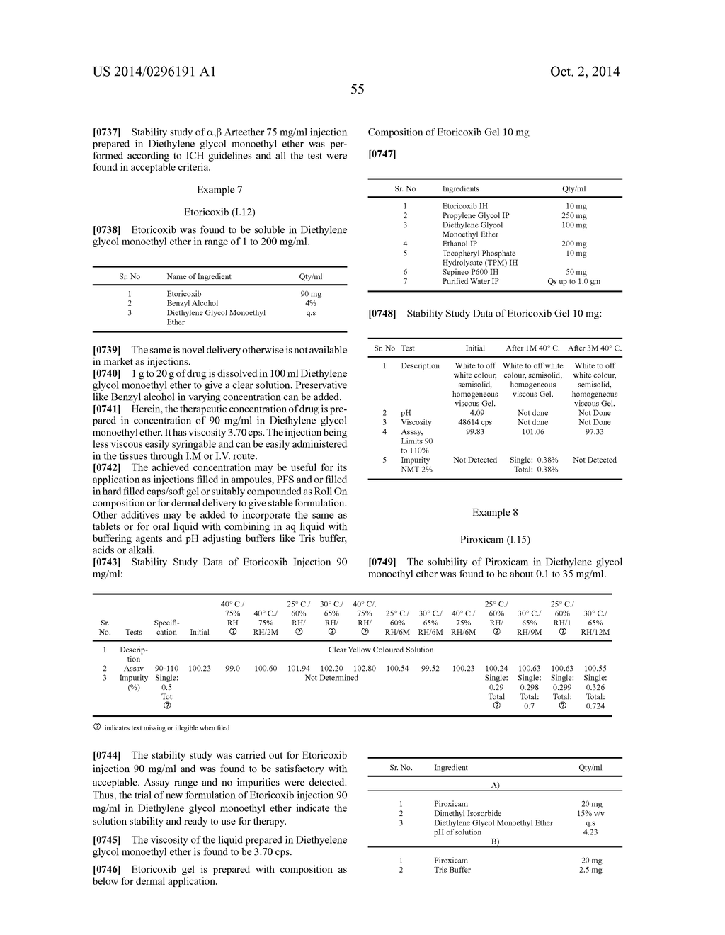 COMPOSITIONS OF PHARMACEUTICAL ACTIVES CONTAINING DIETHYLENE GLYCOL     MONOETHYL ETHER OR OTHER ALKYL DERIVATIVES - diagram, schematic, and image 57