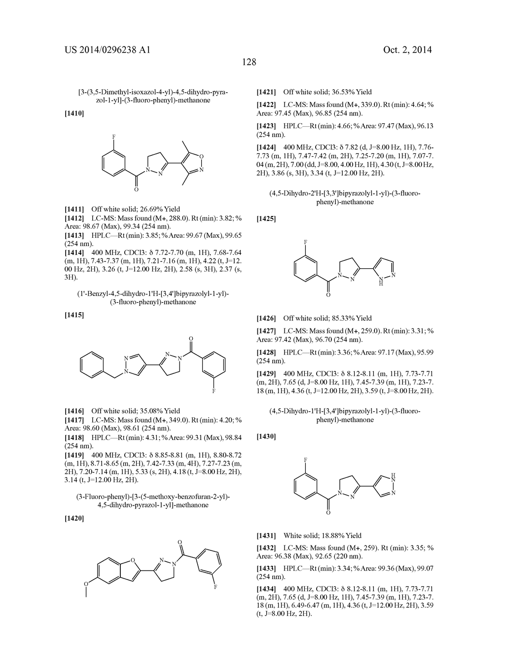 Dihydropyrazoles - diagram, schematic, and image 129