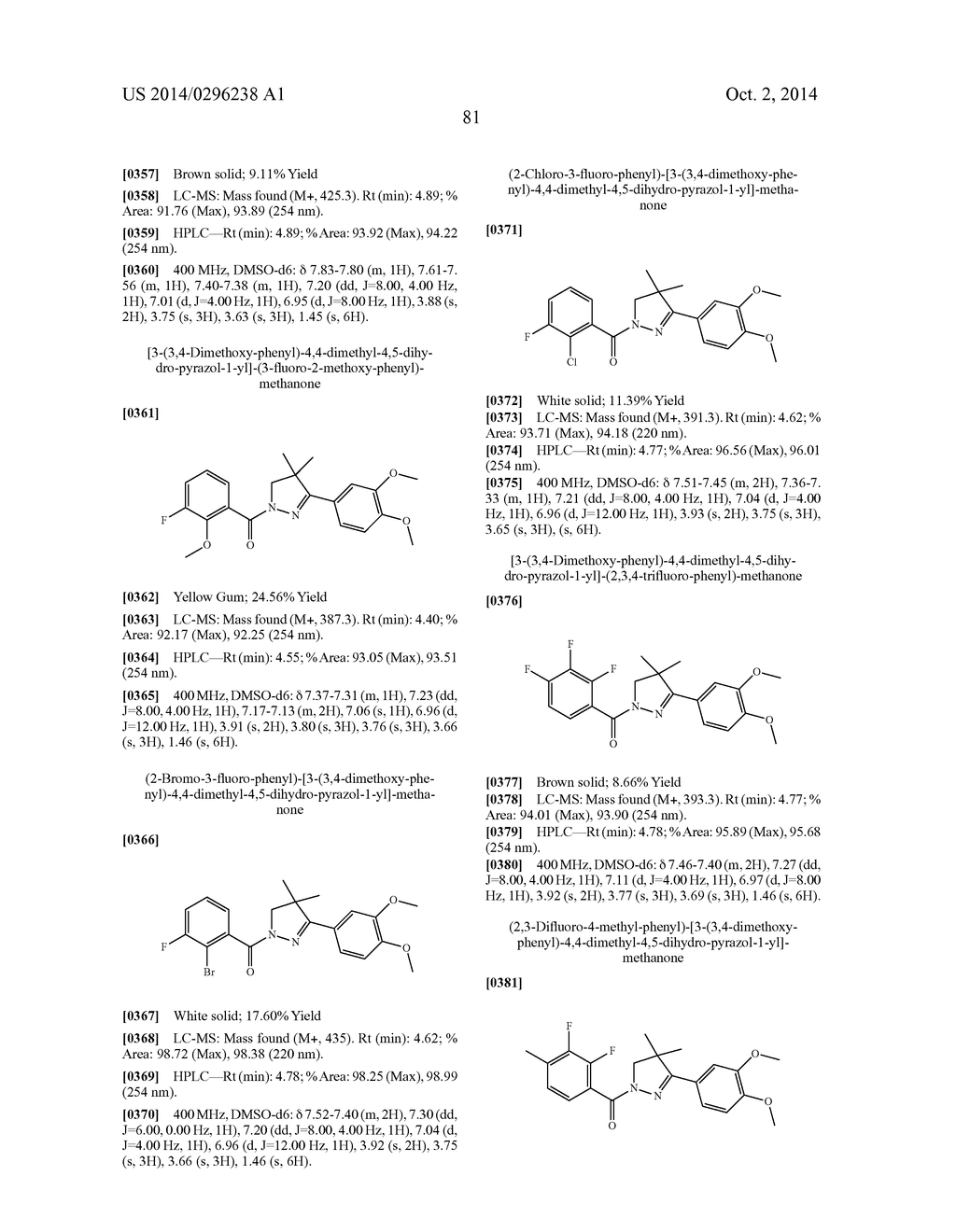 Dihydropyrazoles - diagram, schematic, and image 82