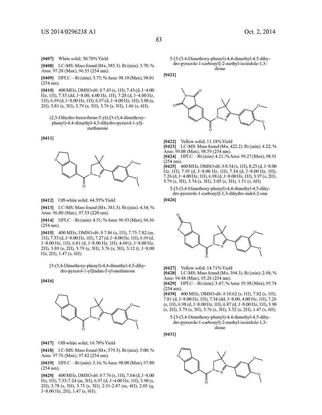 Dihydropyrazoles - diagram, schematic, and image 84