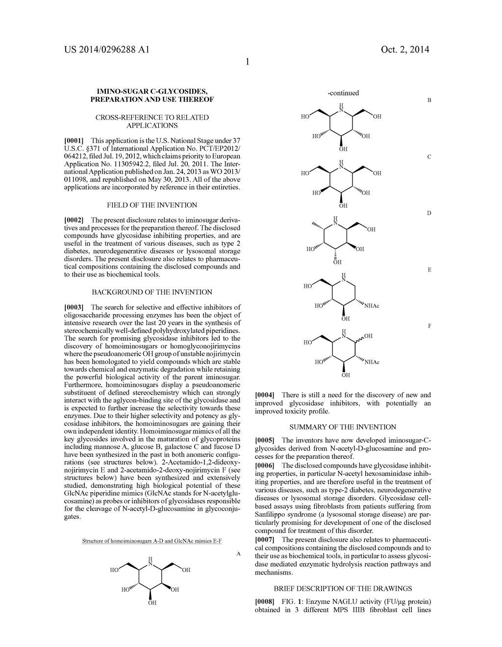 IMINO-SUGAR C-GLYCOSIDES, PREPARATION AND USE THEREOF - diagram, schematic, and image 03