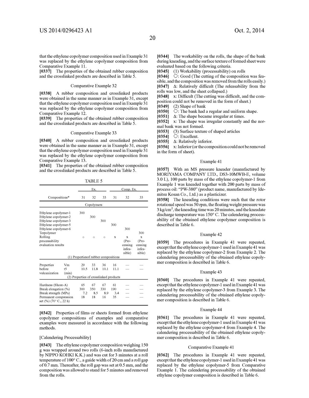 ETHYLENE COPOLYMER, COMPOSITION INCLUDING THE COPOLYMER, AND SHAPED     ARTICLE AND FILM OR SHEET FORMED FROM THE ETHYLENE COPOLYMER OR THE     COMPOSITION - diagram, schematic, and image 22