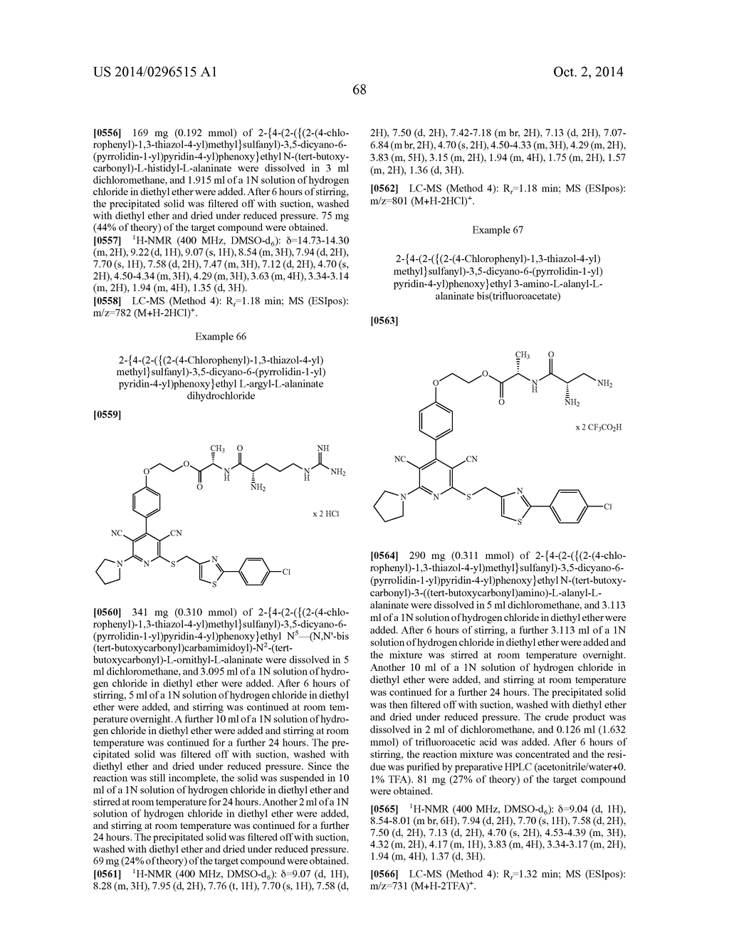 ALKYLAMINE-SUBSTITUTED DICYANOPYRIDINE AND AMINO ACID ESTER PRODRUGS     THEREOF - diagram, schematic, and image 72