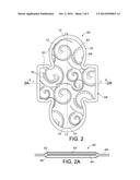 Coordinated Apertured and Embossed Topsheet Layer Materials, and Absorbent     Articles Containing Such diagram and image