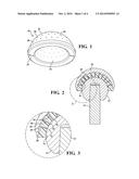 HIP & KNEE JOINT ASSEMBLIES INCORPORATING DEBRIS COLLECTION ARCHITECTURE     BETWEEN THE BALL AND SEAT INTERFACE diagram and image