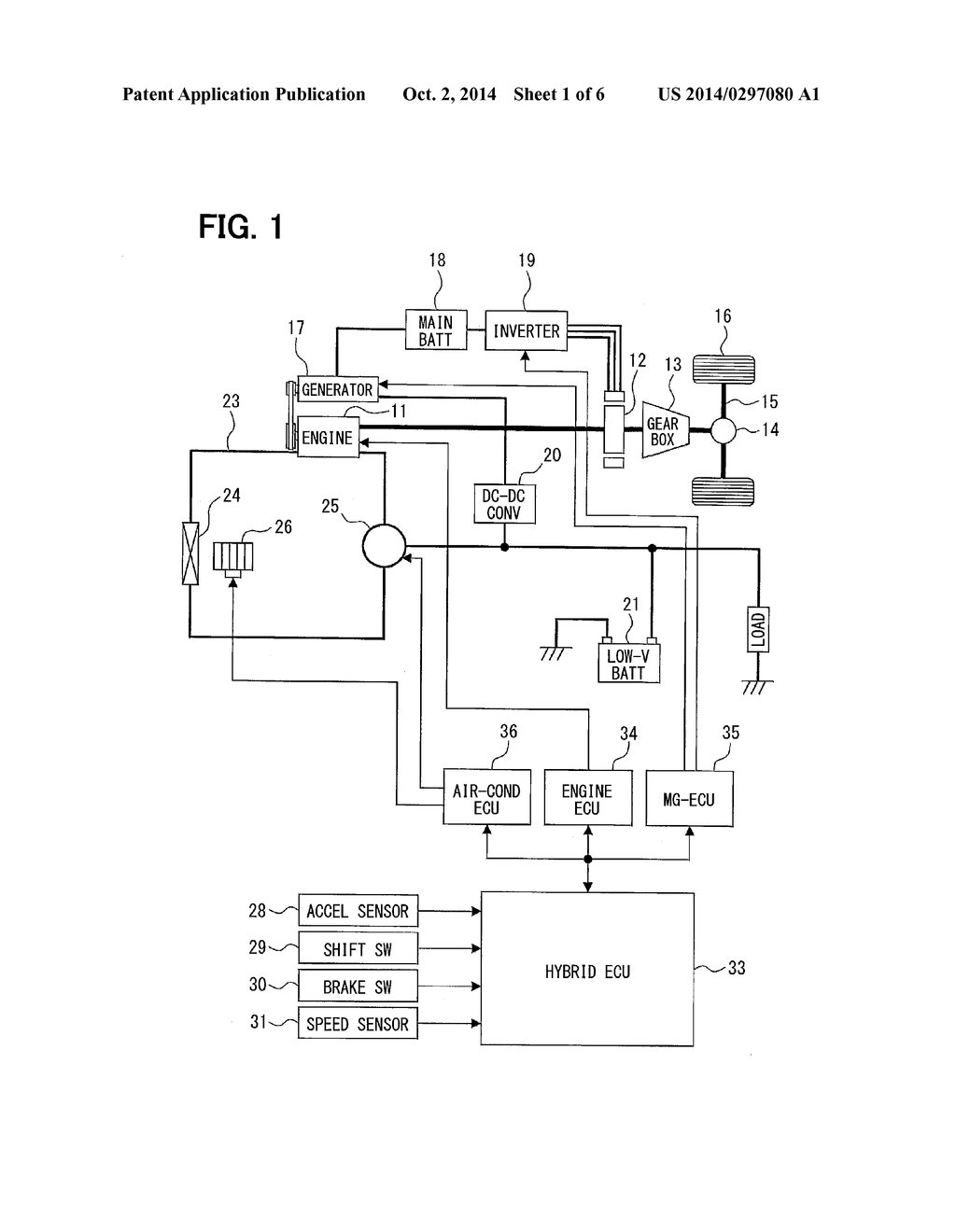 CONTROL APPARATUS OF HYBRID VEHICLE - diagram, schematic, and image 02