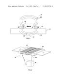 SYSTEM AND METHOD TO DETERMINE THE STATE OF CHARGE OF A BATTERY USING     MAGNETOSTRICTION TO DETECT MAGNETIC RESPONSE OF BATTERY MATERIAL diagram and image