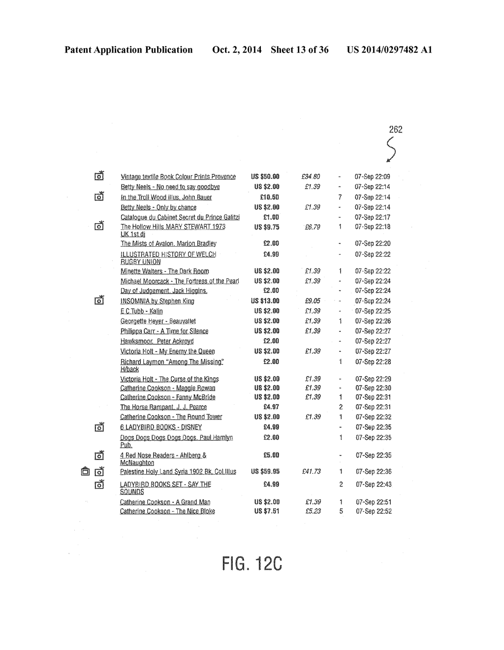 METHOD AND SYSTEM FOR LISTING ITEMS GLOBALLY AND REGIONALLY, AND     CUSTOMIZED LISTING ACCORDING TO CURRENCY OR SHIPPING AREA - diagram, schematic, and image 14