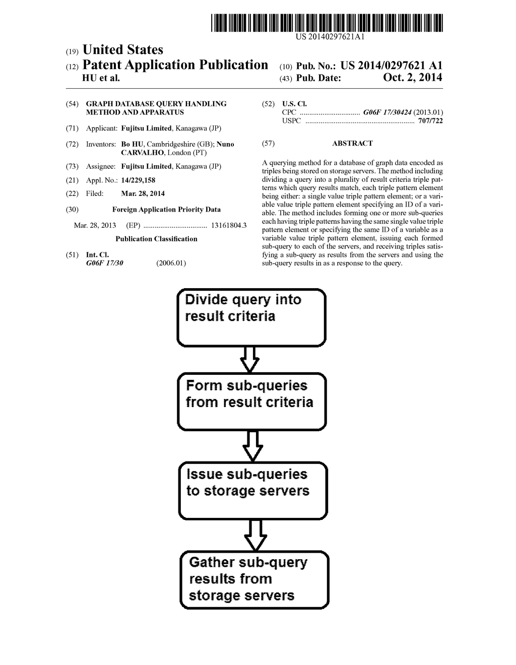 GRAPH DATABASE QUERY HANDLING METHOD AND APPARATUS - diagram, schematic, and image 01