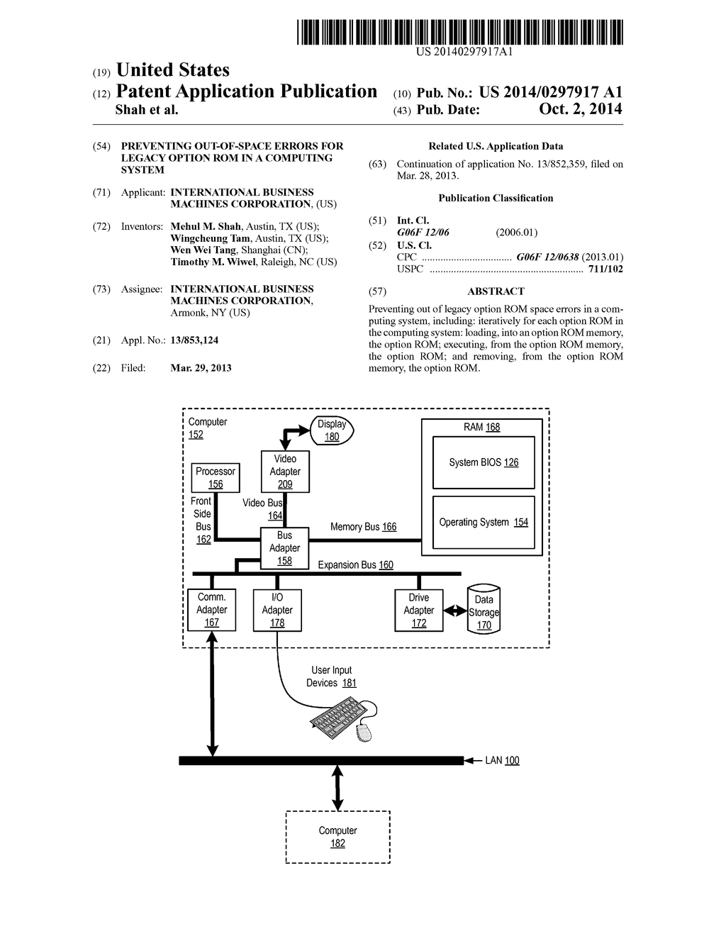 Preventing Out-Of-Space Errors For Legacy Option ROM In A Computing System - diagram, schematic, and image 01