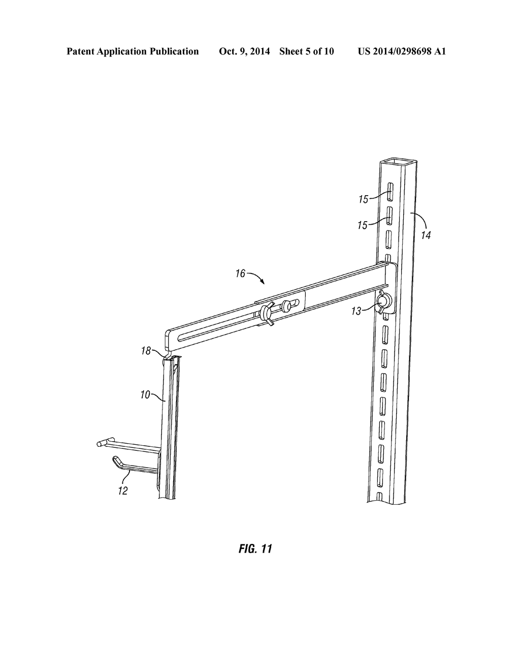 DISPLAY DEVICE AND RAIL FOR HOLDING THE DEVICE - diagram, schematic, and image 06