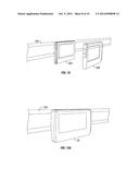 DISPLAY DEVICE AND RAIL FOR HOLDING THE DEVICE diagram and image