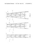 APPARATUS FOR AND METHOD OF FOLDING A MAST OR DERRICK diagram and image