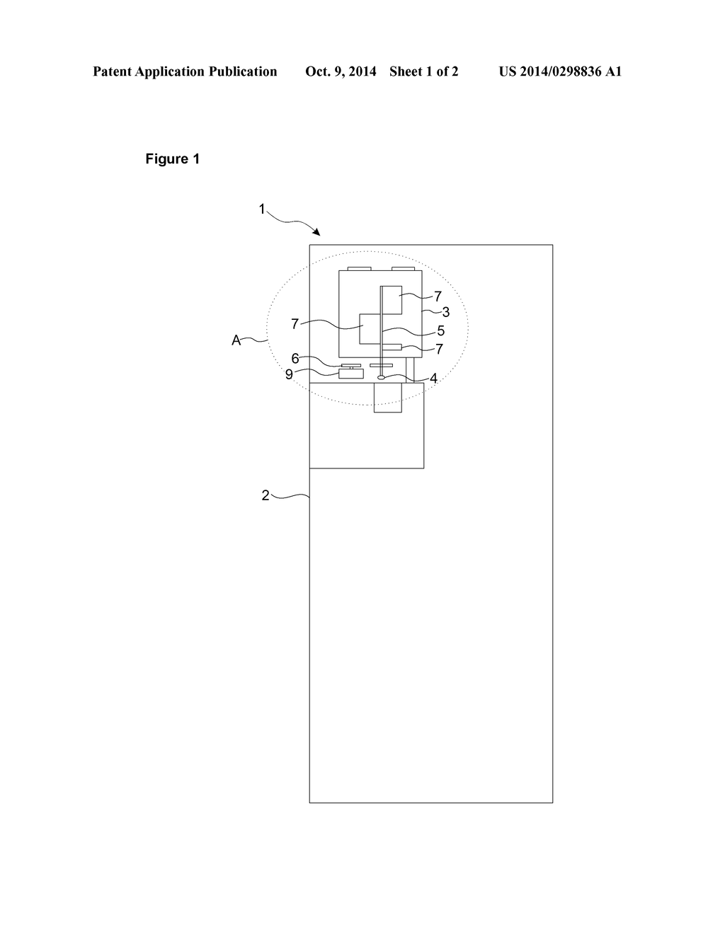 Cooling Device Comprising a Storage Tank Wherein the Liquid Stored Therein     is Sterilized - diagram, schematic, and image 02