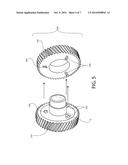 Kinematically Coupled Gear Assemblies and Methods of Manufacturing the     Same diagram and image