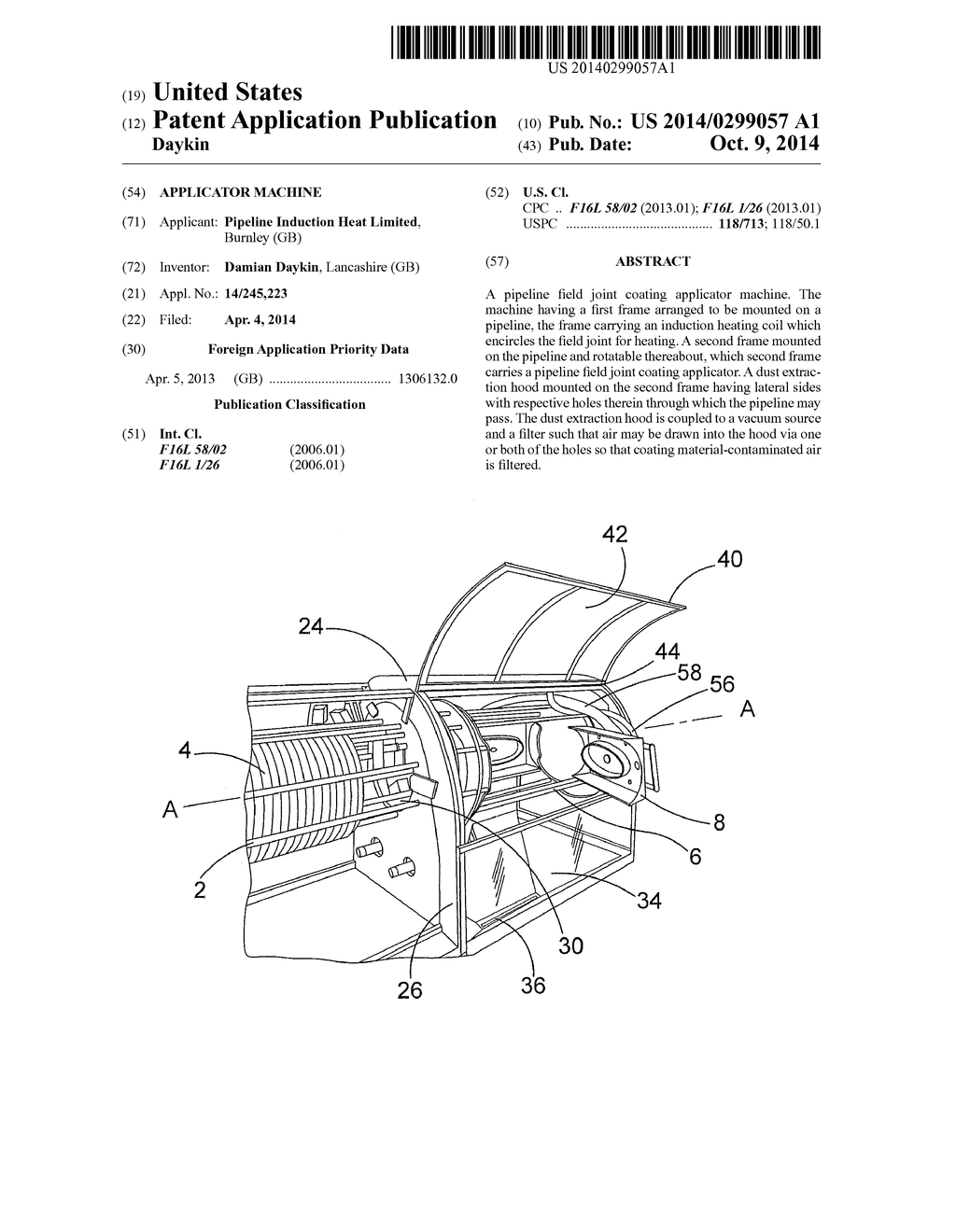 APPLICATOR MACHINE - diagram, schematic, and image 01