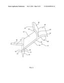 SCRAPER DEVICE FOR CLEANING A SUBMERGED SURFACE diagram and image