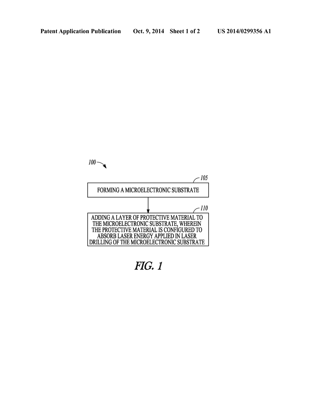 PROTECTIVE FILM WITH DYE MATERIALS FOR LASER ABSORPTION ENHANCEMENT FOR     VIA DRILLING - diagram, schematic, and image 02