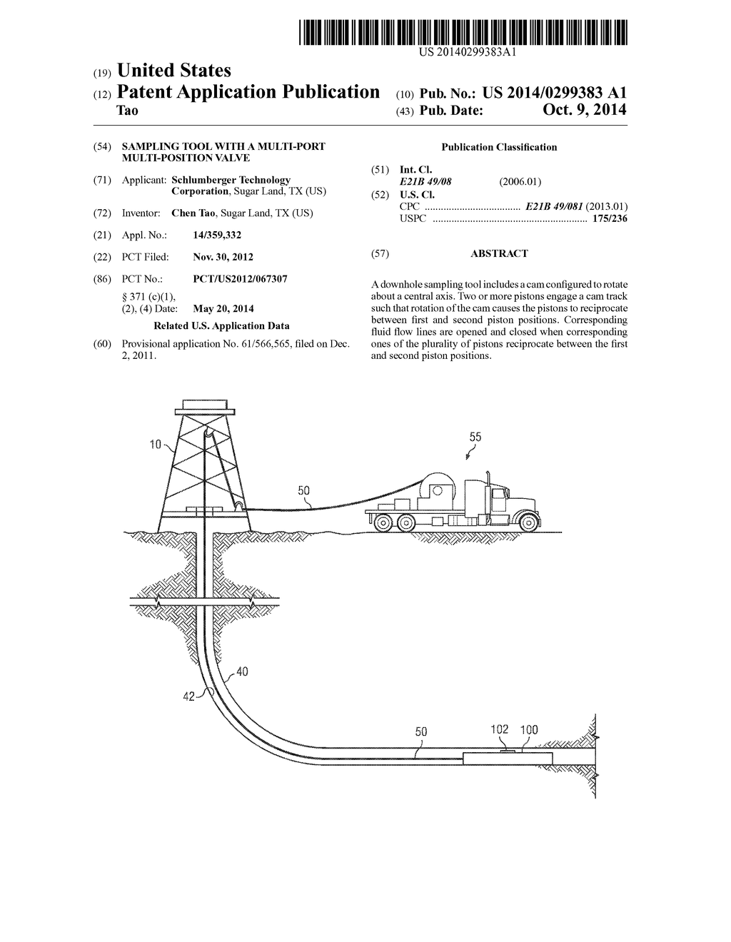 Sampling Tool With A Multi-Port Multi-Position Valve - diagram, schematic, and image 01