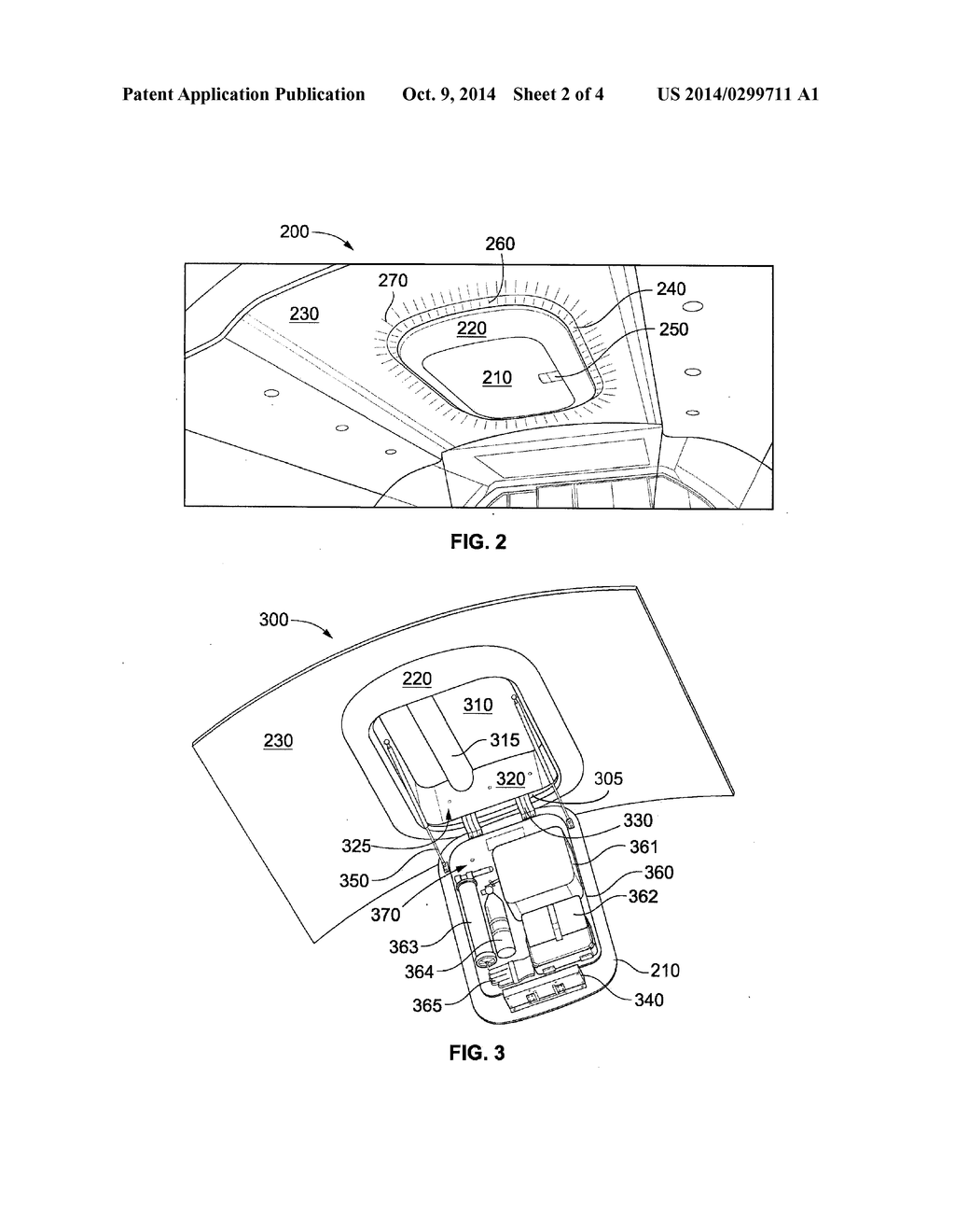 Overhead Equipment Stowage Pod for an Aircraft Interior - diagram, schematic, and image 03