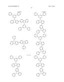 ORGANIC ELECTROLUMINESCENCE ELEMENT AND MATERIAL FOR ORGANIC     ELECTROLUMINESCENCE ELEMENT diagram and image