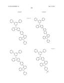 ORGANIC ELECTROLUMINESCENCE ELEMENT AND MATERIAL FOR ORGANIC     ELECTROLUMINESCENCE ELEMENT diagram and image