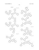 ORGANIC ELECTROLUMINESCENCE ELEMENT AND MATERIAL FOR ORGANIC     ELECTROLUMINESCENCE ELEMENT diagram and image