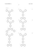 ORGANIC ELECTROLUMINESCENCE ELEMENT AND MATERIAL FOR ORGANIC     ELECTROLUMINESCENCE ELEMENT diagram and image