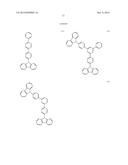 ORGANIC ELECTROLUMINESCENCE ELEMENT AND MATERIAL FOR ORGANIC     ELECTROLUMINESCENCE ELEMENT diagram and image