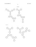 ORGANIC ELECTROLUMINESCENCE ELEMENT AND MATERIAL FOR ORGANIC     ELECTROLUMINESCENCE ELEMENT diagram and image