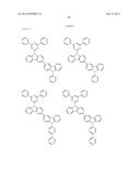 ORGANIC ELECTROLUMINESCENCE ELEMENT AND MATERIAL FOR ORGANIC     ELECTROLUMINESCENCE ELEMENT diagram and image